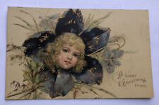 Antique color Christmas postcard from 1907-1914 picture