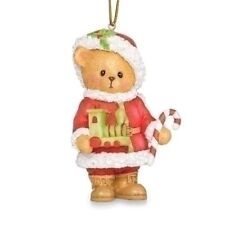 Cherished Teddies New 2023 Santa Series Christmas Tree Bear Ornament 136033 picture