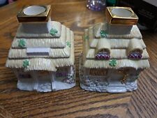Lenox Irish Blessing Cottage Candle Holders Set of 2 picture