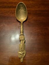 Vintage Brass GAR Spoon 1895 picture