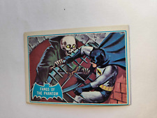 1966 Topps Blue Batman Card #24B FANGS OF THE PHANTOM Excellent Cd picture