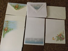 Vintage 1981 Current Stationary Paper Set Envelopes Write Trees Mouse Butterfly picture