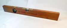 Antique Stanley Sweetheart Wood Level  24” picture