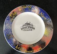 NEW YEARS 2000 FANTASY SPRINGS CASINO HOTEL WARE PLATE RESTAURANT INDIO, CA picture