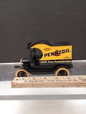 Gearbox Collectible 1912FORD MODEL T Delivery Car Diecast Bank PENNZOIL With Key picture