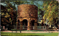 Postcard Newport R I Touro Park The Old Mill   [dc] picture