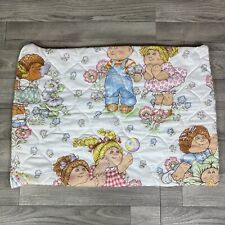 Vintage 1983 Cabbage Patch Kids Zippered Quilted Standard Pillowcase picture