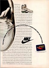 VINTAGE 1991 NIKE SHOES AIR FORCE 180 PRINT AD picture