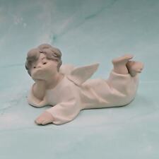 Vintage Lladro Lying Down Angel Cherub Figure #4541 picture