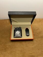 El Septimo Geneva Double Torch Lighter W/ Screw in Cigar Punch Cutter MSRP $125 picture