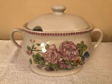 Vintage Himark Soup Tureen Purple Flowers No Ladle  picture