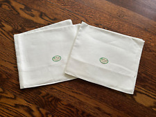 Vintage Pair of Irish Linen Standard Pillowcases Unused NOS NWT picture