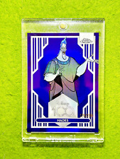 HERCULES HADES Disney 100 PURPLE REFRACTOR # /299 CARD 2023 Topps Chrome  USA picture