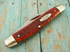 VINTAGE '64-69 CASE XX USA 6347 HP RED BONE STOCKMAN POCKET KNIFE KNIVES TOOLS picture