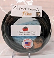 (10)Pack  Chicago 3 Lb Single Drum Rock Tumbler Belts Rockhound's 1st Choice picture