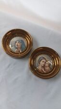 Vintage Cameo Creations by George Romney Religious Prints with Metal Frame 4