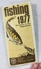 1977 Ontario Canada Fishing Laws Regulations Ministry of Natural Resources picture