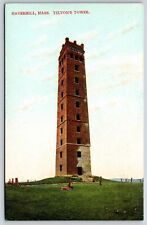 Haverhill Massachusetts~John Cooper Tilton Tower~c1910 Postcard picture