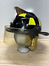 Vintage Cairns & Brother 1010 Ten Ten Black Fire Firefighter Helmet - 1996 picture