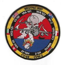 USN CV-64 USS CONSTELLATION 2001 WESTPAC CRUISE patch AIRCRAFT CARRIER picture