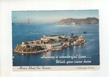 Large Vintage Post Card - Alcatraz Island - San Francisco  picture