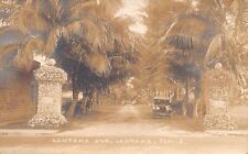 FL 1926 REAL PHOTO Florida Entrance Lantana Ave Lantana, FLA - Palm Beach County picture