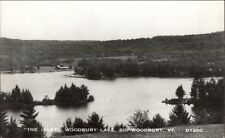 South Woodbury VT Lake Inlet Real Photo Postcard picture