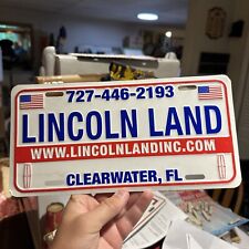 1980s Lincoln Land License Plate Clearwater Florida License Plate Tag picture