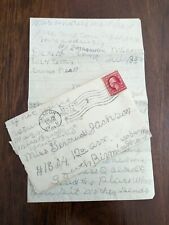 Vintage Letter Birmingham 1911 Gertrude Jackson from Bess  Envelope w/Stamp RS7 picture