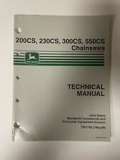 John Deere Technical Manual 200CS 230CS 300CS 550CS Chainsaws picture