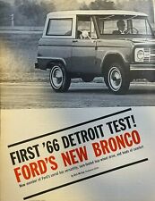 Road Test 1966 Ford Bronco picture