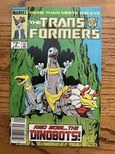 RARE 1985 Transformers #8 (RARE FIRST PRINT NEWSSTAND) 1st appearance DINOBOTS picture