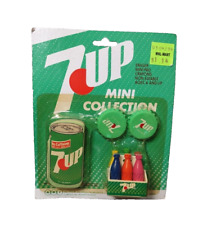 Vintage 1983 7 Up Mini Collection Soda Advertising Rubber Pencil Erasers Crayons picture
