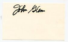 Astronaut & U.S. Senator JOHN GLENN Signed Index Card 1985 Guaran Authentic KOA picture