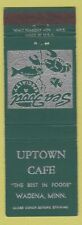 Matchbook Cover - Uptown Cafe Wadena MN picture