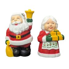 Vintage- 1986 McCrory Corp Mr. and Mrs. Claus Salt and Pepper Shakers Hong Kong picture
