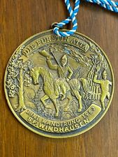 Vintage 1983 German International Hiking Wanderung Medal picture