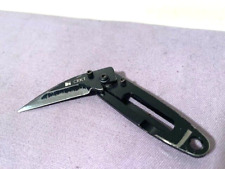 CRKT 5520 PECK Ed Halligan P.E.C.K. Black Small Folding Pocket Knife - Fair Cond picture