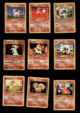 as Found POKEMON CARDS lot of NINE * 2 Japanese - 7 English details scanned picture