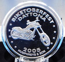 2005 - 2008 Biketoberfest Daytona HARLEY DAVIDSON 4 =1 oz Fine Silver Round 999 picture