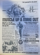 1969 Vintage Magazine Advertisement Joe Weider Muscle UP & Make Out Exerciser picture