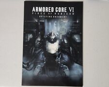Armored Core VI Fires Rubicon Briefing Document Book picture