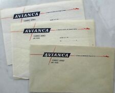 Avianca Airline 1950s Cover and Two Letterhead, Aviation, Colombia Air Mail picture