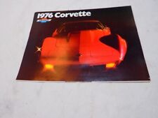 1976 Chevrolet Corvette Sales Brochure Original NOS picture