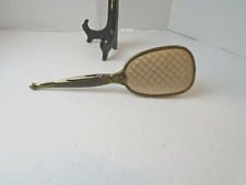 Vintage Victorian Ornate  Metal Hair Brush USA made picture