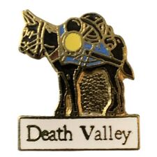 Vintage Death Valley National Park Donkey Travel Souvenir Pin picture
