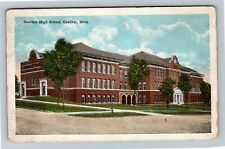 Cadillac MI-Michigan Cadillac High School c1921 Vintage Postcard picture