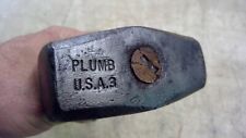 Vintage PLUMB 3LB Mini Sledge Hammer Overall Weight 3 Lb 4 Oz picture