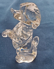 VINTAGE F M RONNEBY Sweden Dog Puppy Figurine SIGNED SWEDISH ART GLASS picture