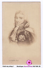 STONE AUGEREAU, MILITARY GENERAL, MARSHAL OF THE EMPIRE, DUC, CDV -BB20 picture